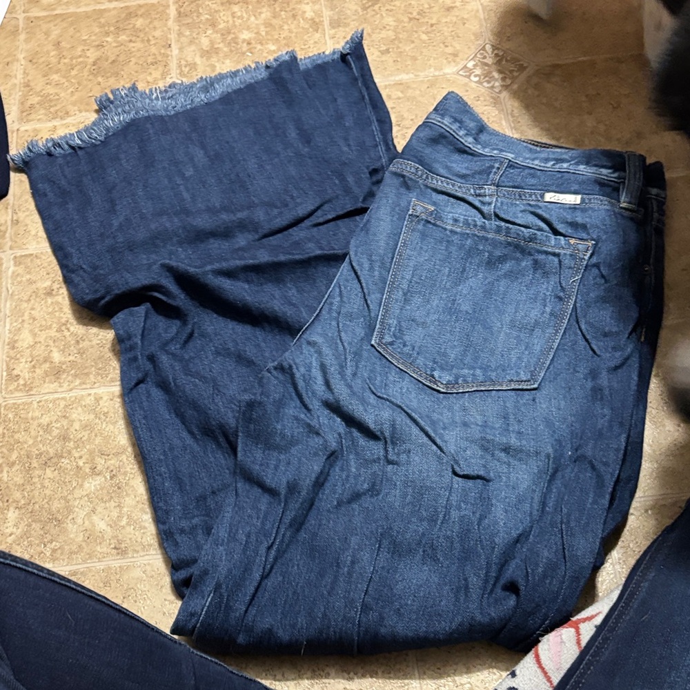 KanCan Dark Blue Flare Jeans